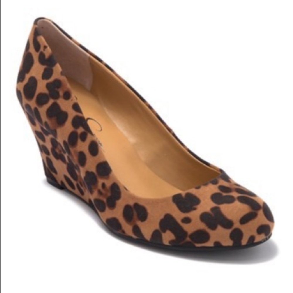 ✨NEW✨ Jessica Simpson Leopard Suzanna Wedge Pump 7